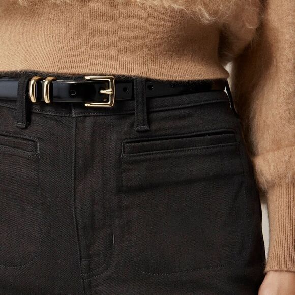 NWT J CREW High-rise flare jean in Black Rinse - Picture 4 of 7